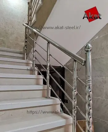 نرده استیل پایه پیج